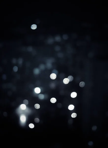 Stora storstadsljus på natten, suddig bakgrund — Stockfoto