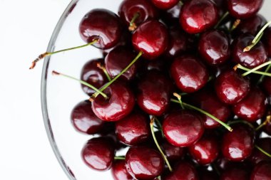 Taze tatlı kiraz, sulu kiraz meyveleri meyve tatlı olarak iyileşmek