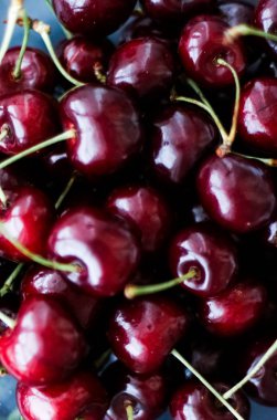 Taze tatlı kiraz, sulu kiraz meyveleri meyve tatlı olarak iyileşmek