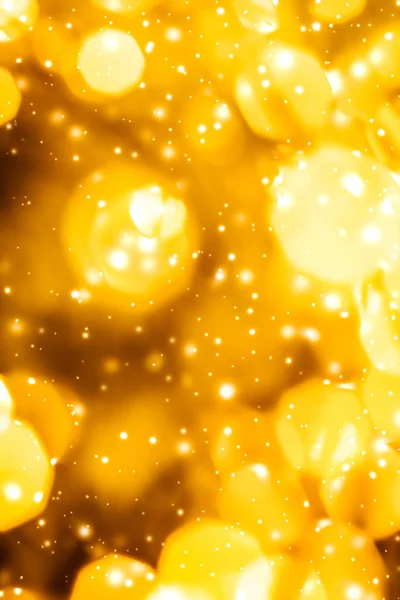 Glamorous gold shiny glow and glitter, luxury holiday background — Stock Photo, Image