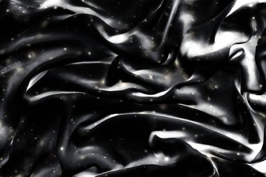 Parlak kar ile sihirli tatil ipek yatık arka plan dokusu,