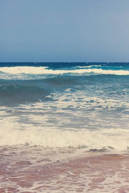 Okyanus manzarası, mükemmel seyahat ve tatil yeri.