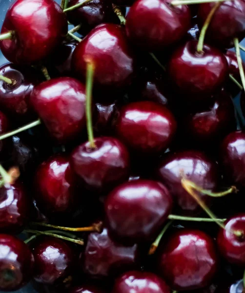 Fresh sweet cherries, juicy cherry berries fruit dessert as heal