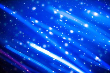 Kış tatili soyut arka plan, parlayan kar ve sihirli kıvılcım