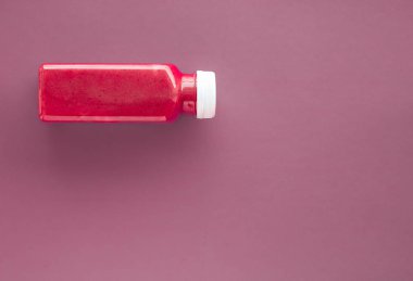 Kilo kaybı temiz için Detoks superfood çilek smoothie şişe