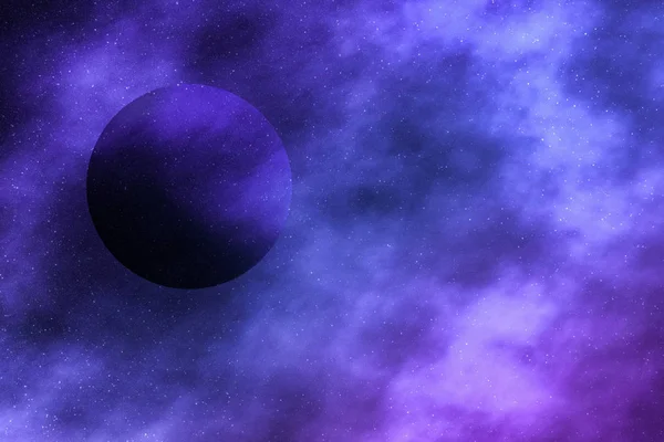 Evren evrende yıldızlar, gezegen ve galaksi, uzay ve zaman trav