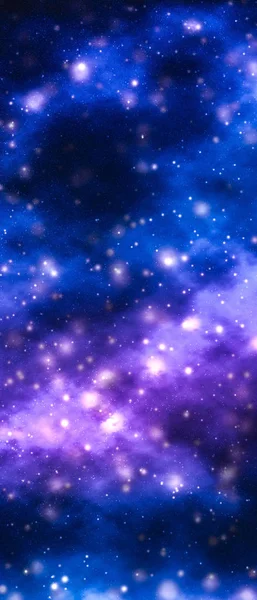 Sterne, Planeten und Galaxien im Kosmos Universum, Raum und Zeit trav — Stockfoto
