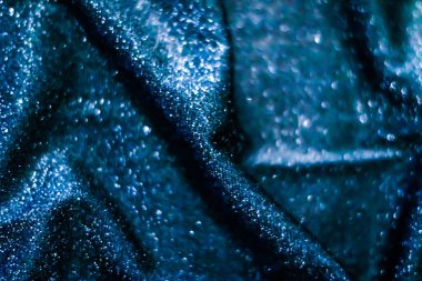 Mavi tatil pırıl pırıl glitter soyut arka plan, lüks parlak