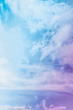 Soyut sanat olarak Rüya gibi gerçeküstü gökyüzü, fantezi pastel renkler backg