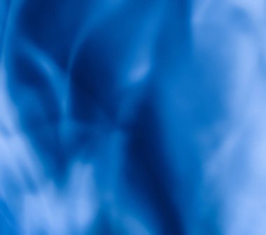 Mavi soyut sanat arka plan, ipek doku ve mot dalga çizgileri