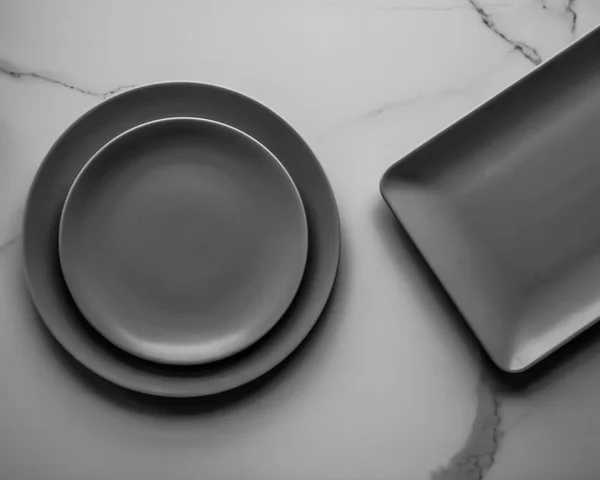 완벽 한 접시 제공 — 스톡 사진