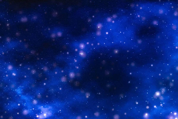 Sterne, Planeten und Galaxien im Kosmos Universum, Raum und Zeit trav — Stockfoto