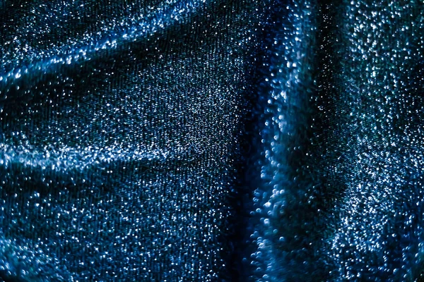 Fondo abstracto brillante de la purpurina de la fiesta azul, lujoso brillante — Foto de Stock