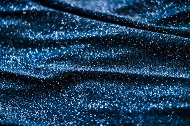 Mavi tatil pırıl pırıl glitter soyut arka plan, lüks parlak