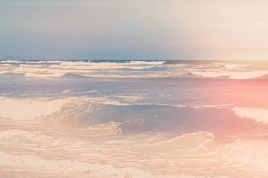 Okyanus manzarası, mükemmel seyahat ve tatil yeri.