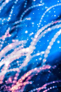 Sihirli köpüklü parlak Glitter ve parlayan kar, lüks kış Ho