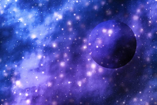 Gwiazdy, planety i galaktyki w kosmosie wszechświata, przestrzeni i czasie Trav — Zdjęcie stockowe