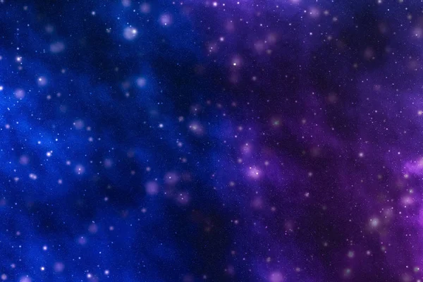 Stelle, pianeta e galassia nell'universo cosmo, nello spazio e nel tempo — Foto Stock