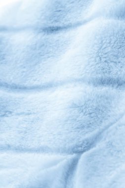 Lüks mavi kürk kaplama doku arka plan, suni kumaş DeTai