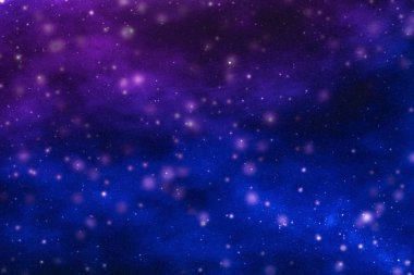 Evren evrende yıldızlar, gezegen ve galaksi, uzay ve zaman trav