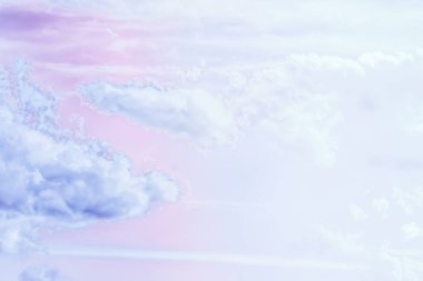 Soyut sanat olarak Rüya gibi gerçeküstü gökyüzü, fantezi pastel renkler backg