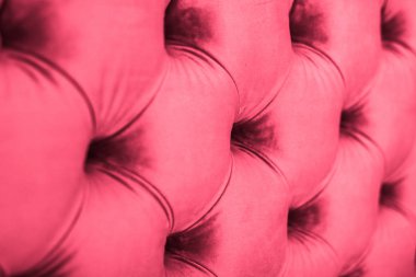 Pembe lüks kadife kapitone kanepe döşeme düğmeleri, zarif