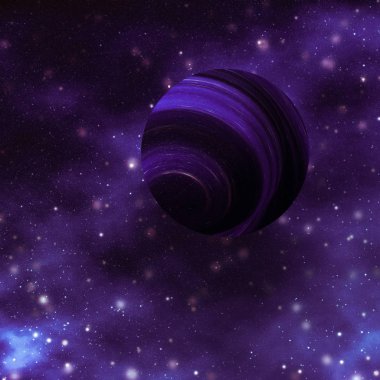 Evren evrende yıldızlar, gezegen ve galaksi, uzay ve zaman trav