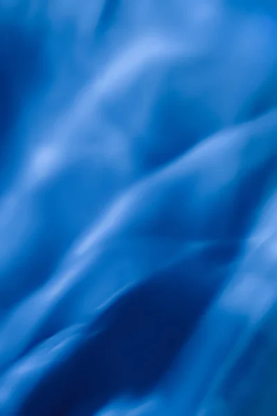 Fundo de arte abstrata azul, textura de seda e linhas de onda em mot — Fotografia de Stock