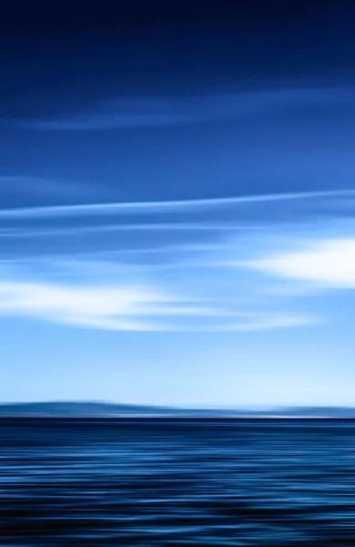 Soyut okyanus duvar dekor arka plan, drea uzun pozlama görünümü — Stok fotoğraf