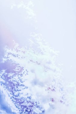 Soyut sanat olarak Rüya gibi gerçeküstü gökyüzü, fantezi pastel renkler backg