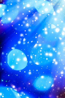 Soyut kozmik yıldızlı gökyüzü ışıkları ve parlak glitter, lüks Holi