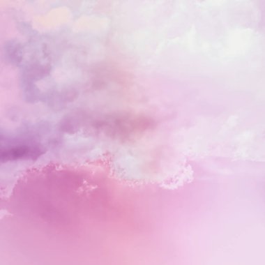 Soyut sanat olarak Rüya gibi gerçeküstü gökyüzü, fantezi pastel renkler backg