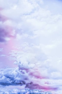 Soyut sanat olarak Rüya gibi gerçeküstü gökyüzü, fantezi pastel renkler backg