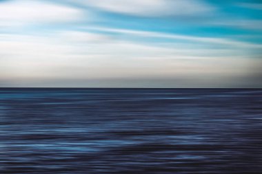 Soyut okyanus duvar dekor arka plan, drea uzun pozlama görünümü