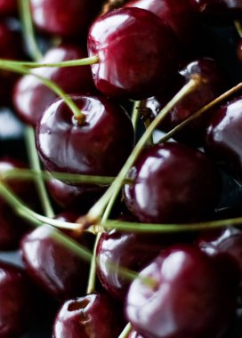 Taze tatlı kiraz, sulu kiraz meyveleri meyve tatlı olarak iyileşmek