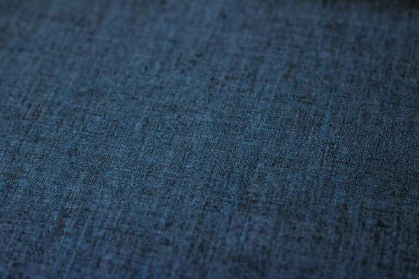 Decorative linen blue jeans fabric textured background for inter — Stock Photo, Image