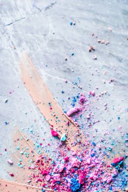 Makyaj sanatı, güzellik için kozmetik arka plan, moda blog ve 