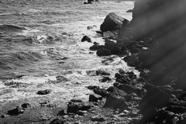 Okyanus manzarası, mükemmel seyahat ve tatil yeri.