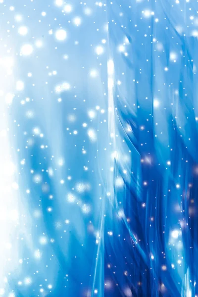 ホリデーブランドの抽象的な背景、輝きを持つ青いデジタルデザイン — ストック写真