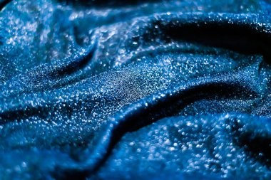 Mavi tatil pırıl pırıl glitter soyut arka plan, lüks parlak