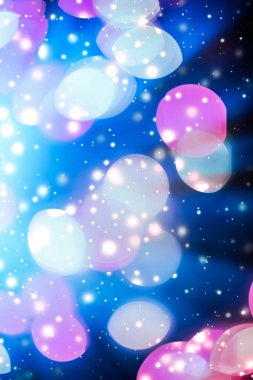 Soyut kozmik yıldızlı gökyüzü ışıkları ve parlak glitter, lüks Holi