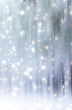 Kış mevsimi soyut doğa sanat baskısı ve Noel manzarası 