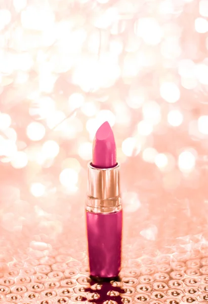 Pink lipstick on rose gold Christmas, New Years and Valentines D