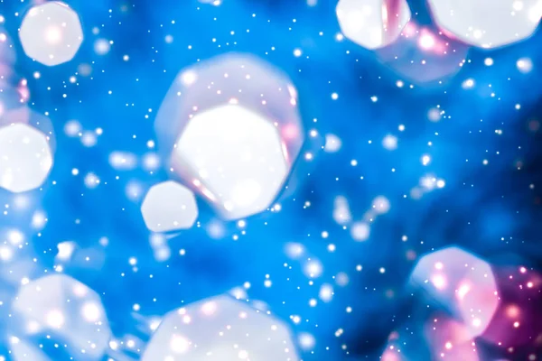 Magia scintillante scintillante scintillio e neve incandescente, lussuoso inverno ho — Foto Stock