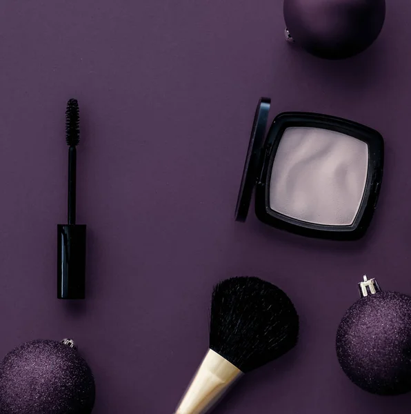 Make-up en cosmetica product set voor beauty merk Kerst sal — Stockfoto