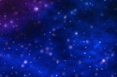 Evren evrende yıldızlar, gezegen ve galaksi, uzay ve zaman trav