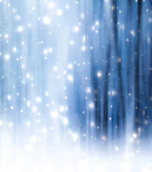 冬の季節抽象自然のアートプリントとクリスマスの風景 — ストック写真
