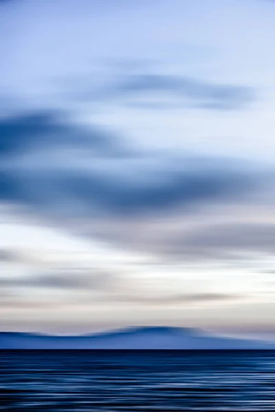 Fondo abstracto de la decoración de la pared del océano, vista larga de la exposición de drea — Foto de Stock