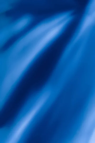 Fundo de arte abstrata azul, textura de seda e linhas de onda em mot — Fotografia de Stock