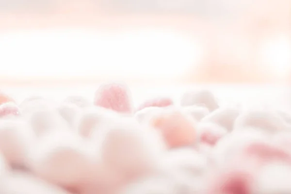 Fond de boules de coton biologique pour la routine matinale, spa cosmeti — Photo